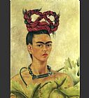 Frida Kahlo Famous Paintings - Self Portrait with Braid